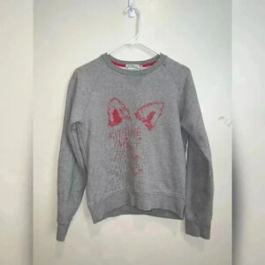 Maison Kitsune Grey Pullover Sweater